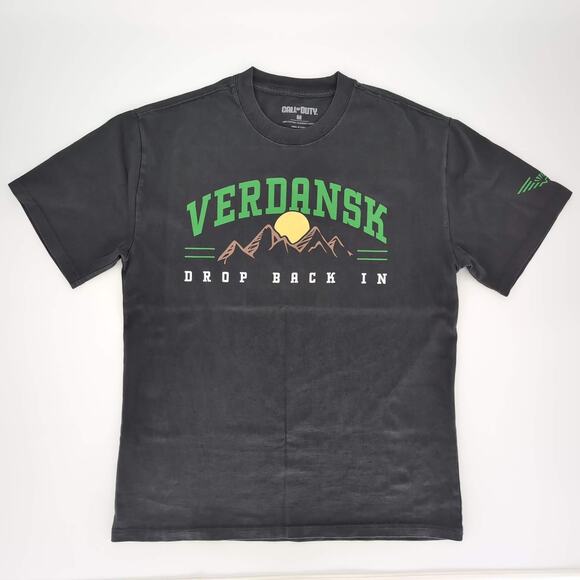 Call Of Duty Warzone Verdansk Black Men's Women's Unisex T-Shirt - Size M - NWOT - Picture 7 of 12